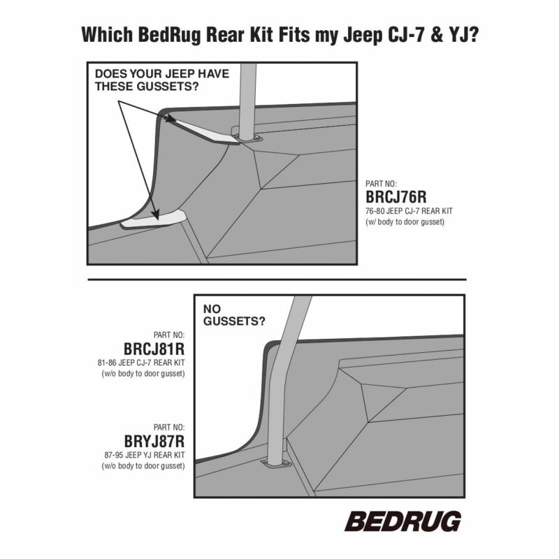 Jeep Kits-BedRug BRCJ81R