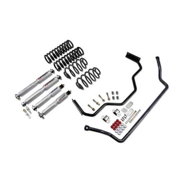 BELLTECH 1719 MUSCLE CAR PERF KIT Complete Kit Inc Front and Rear Springs, Street Performance Shocks & Sway bars 1967- Chevrolet Chevelle/Malibu/Skylark (A-Body) 1 in. F/1 in. R drop