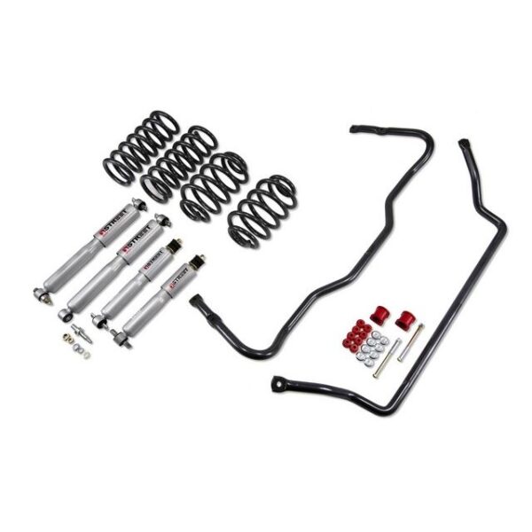 BELLTECH 1728 MUSCLE CAR PERF KIT Complete Kit Inc Front and Rear Springs, Street Performance Shocks & Sway bars 1992-1996 Chevrolet Impala SS 92-96 Caprice/Roadmaster (B-Body) 1.5 in. F/1.5 in. R drop