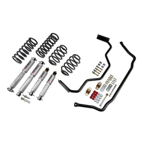 BELLTECH 1731 MUSCLE CAR PERF KIT Complete Kit Inc Front and Rear Springs, Street Performance Shocks & Sway bars 1978-1987 Oldsmobile Cutlass (G-Body) 1 in. F/1 in. R drop