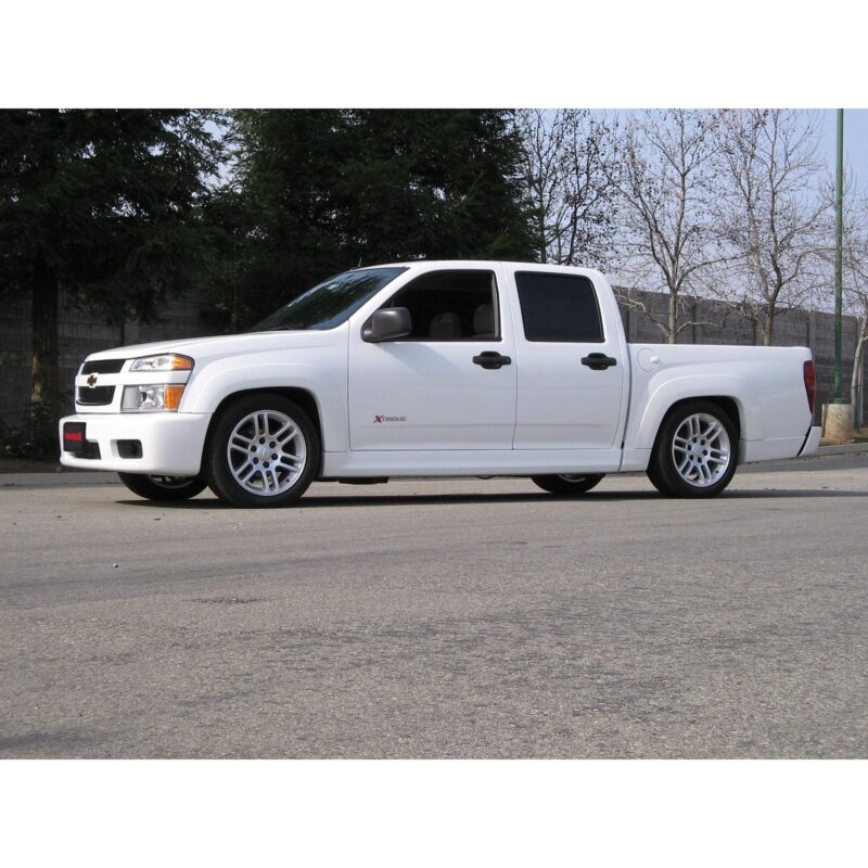 BELLTECH 21003 COILOVER KIT Independent Compression & Rebound Adjustable, 0-3 in. Height Adjustable Drop 2004-2012 Chevrolet Colorado/Canyon 0 in.-3 in. Drop (w/ factory leaf spring) (Stainless Steel, Adj. Rebound & Compression)