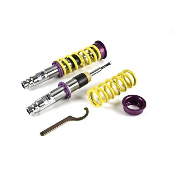 BELLTECH 21013 COILOVER KIT Independent Compression & Rebound Adjustable, 0-3 in. Height Adjustable Drop 2002-2009 Chevrolet Trailblazer, 04-09 Trailblazer SS (front coilover only, Stainless Steel, Adj. Rebound & Compression)