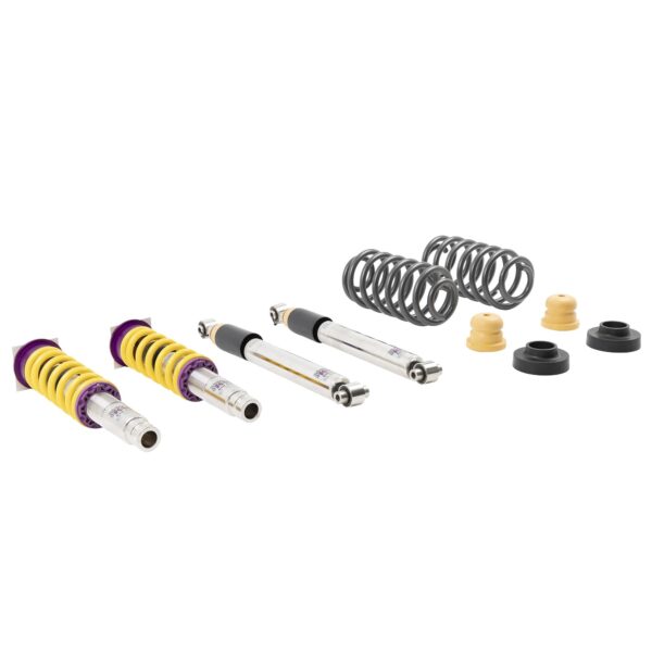 BELLTECH 21019 COILOVER KIT Independent Compression & Rebound Adjustable, 0-3 in. Height Adjustable Drop 2002-2009 Chevrolet Trailblazer 0 in.-3 in. Drop (Stainless Steel, Adj. Rebound & Compression)