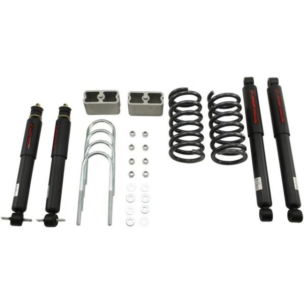BELLTECH 436ND LOWERING KITS  Front And Rear Complete Kit W/ Nitro Drop 2 Shocks 1983-1997 Mitsubishi Mighty Max 2.5 in. F/3 in. R drop W/ Nitro Drop II Shocks
