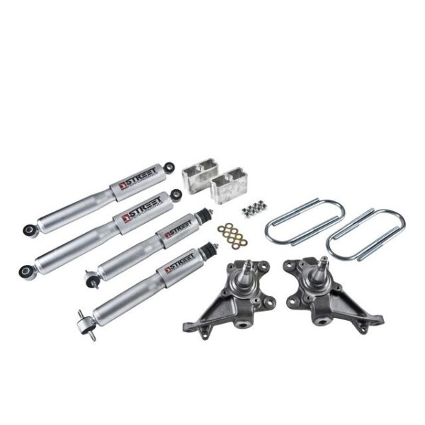 BELLTECH 444SP LOWERING KITS  Front And Rear Complete Kit W/ Street Performance Shocks 1984-1995 Toyota Pickup 2 in. F/3 in. R drop W/ Street Performance Shocks