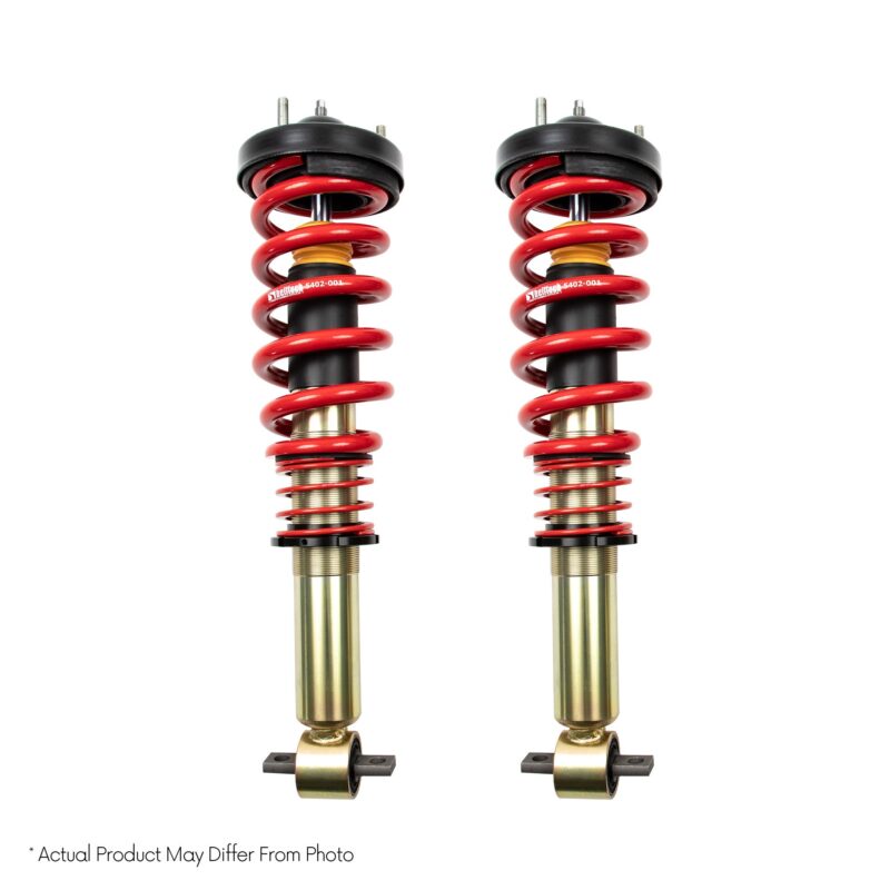 BELLTECH 15001 COILOVER KIT Factory Preset Fixed Damping, 1-3 in. Height Adjustable Drop 2015-2019 Ford F150 (All Cabs) 2wd/4wd Coilover Struts only (fixed dampening) 1 in.-3 in. Drop