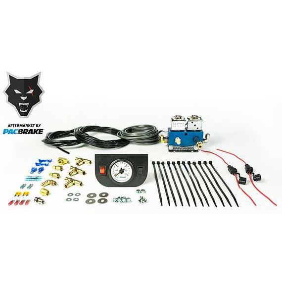 Electrical In Cab Control For Simultaneous Air Spring Activation