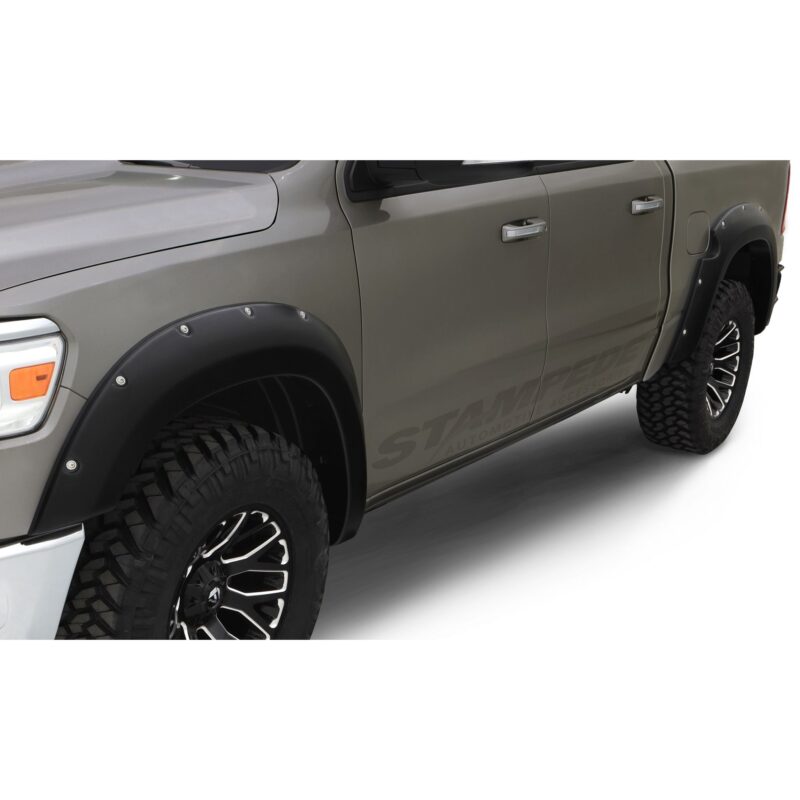 Stampede 8442-2 Black Ruff Riderz Smooth Finish 4-Piece Fender Flare for 2018-2020 Ford F-150