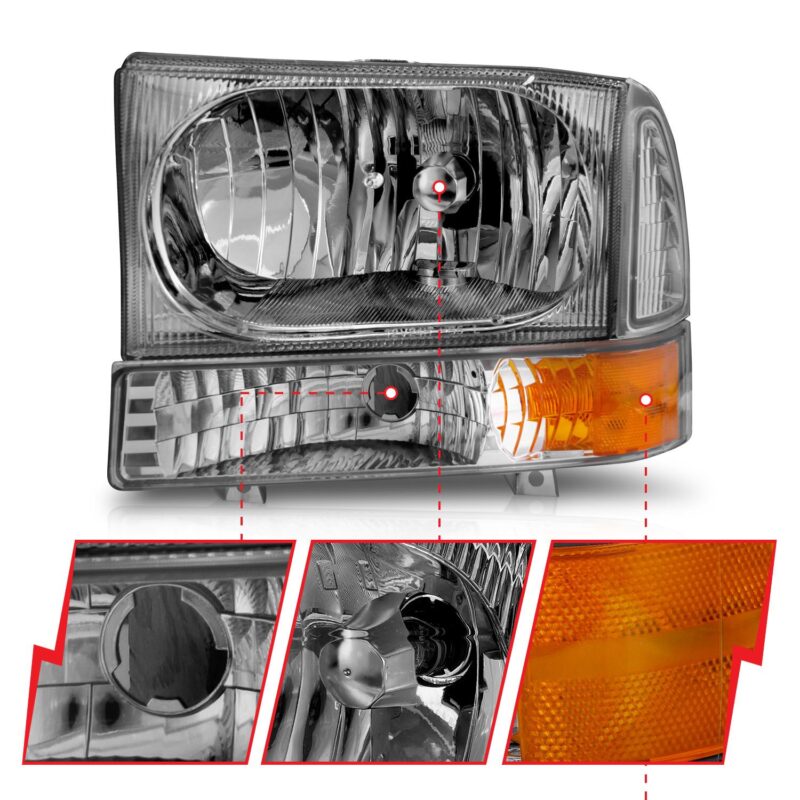 ANZO USA - Crystal Headlight Set - 111081