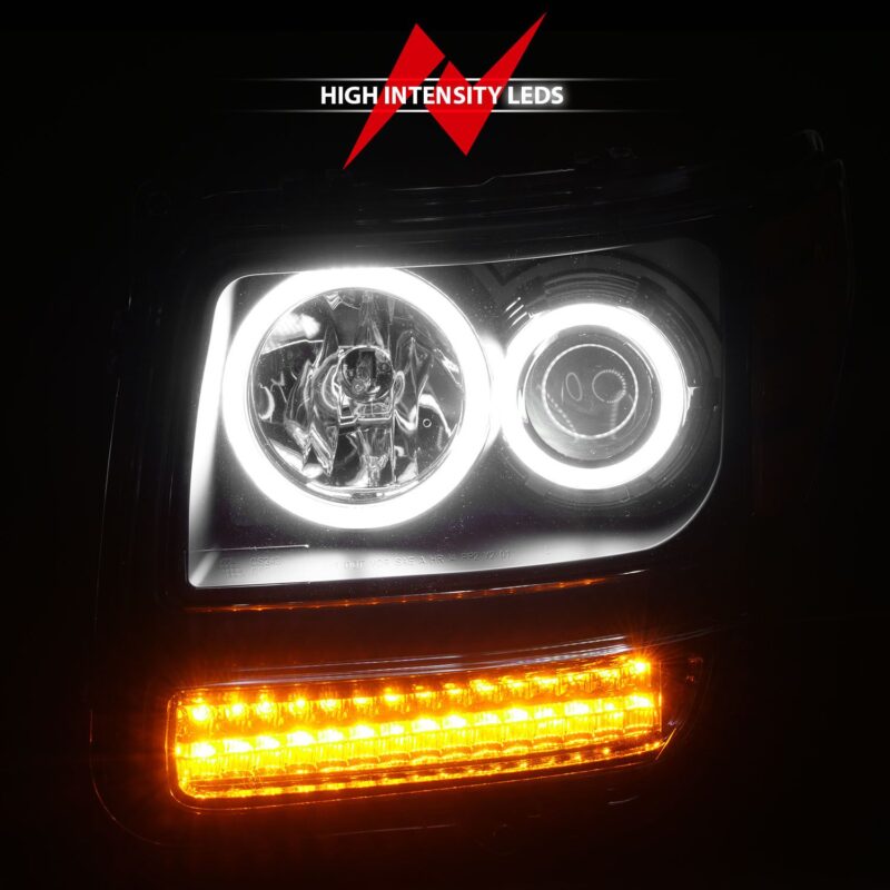 ANZO USA - Projector Headlight Set w/Halo - 111148