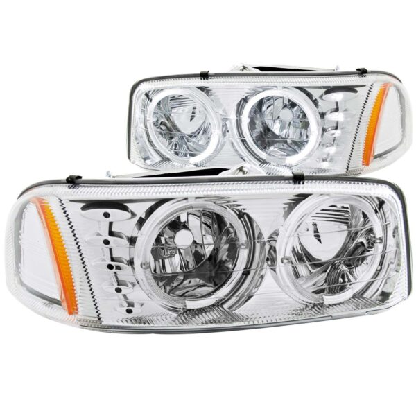 ANZO USA - Crystal Headlight Set w/Halo - 111208