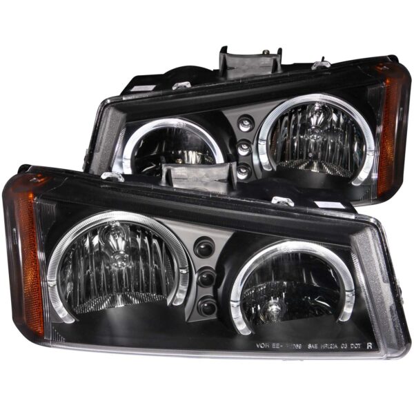 ANZO USA - Crystal Headlight Set w/Halo - 111212