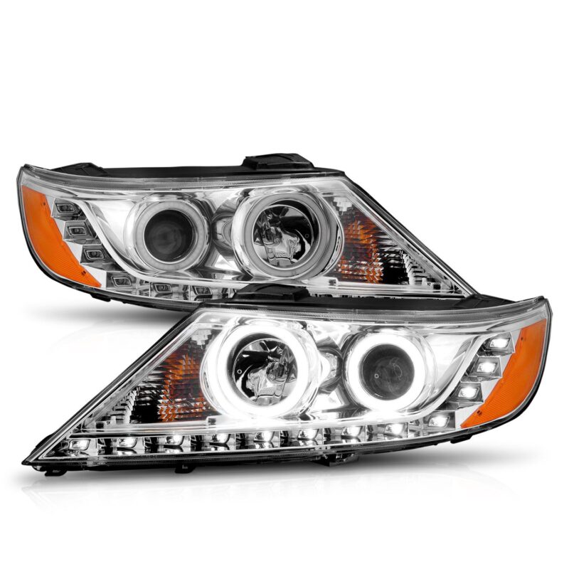 ANZO USA - Crystal Headlight Set w/Halo - 111249