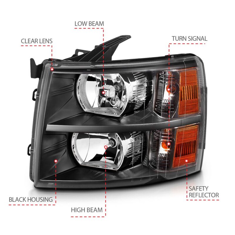 ANZO USA - Crystal Headlights - 111393