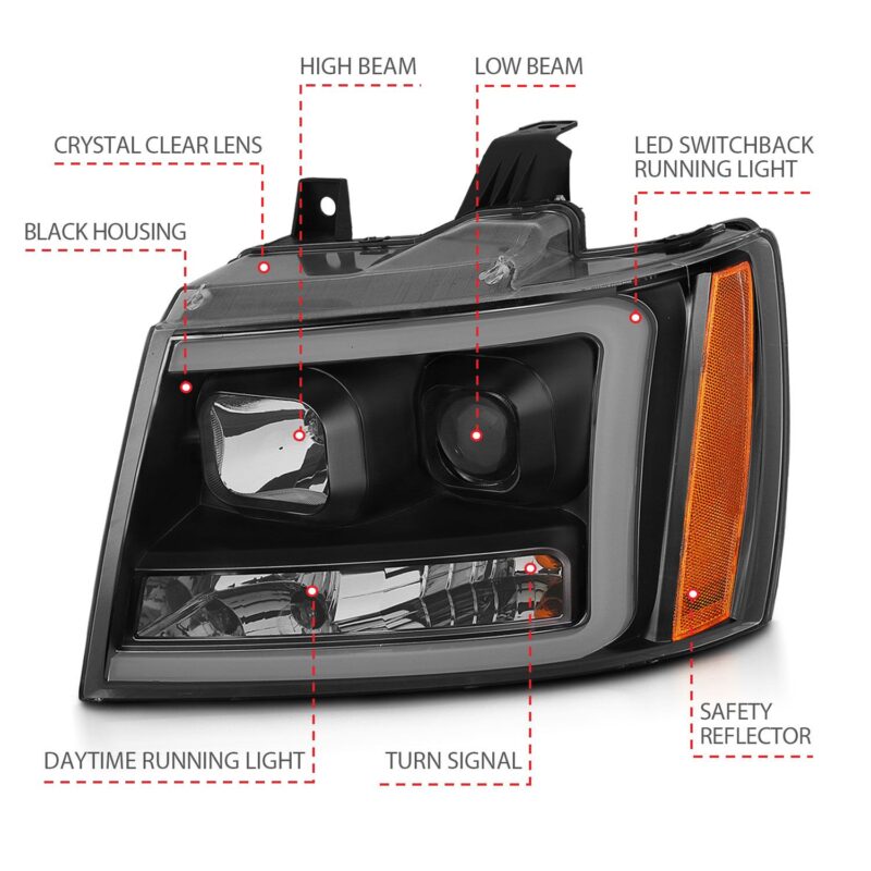 ANZO USA - Projector Headlights - 111402