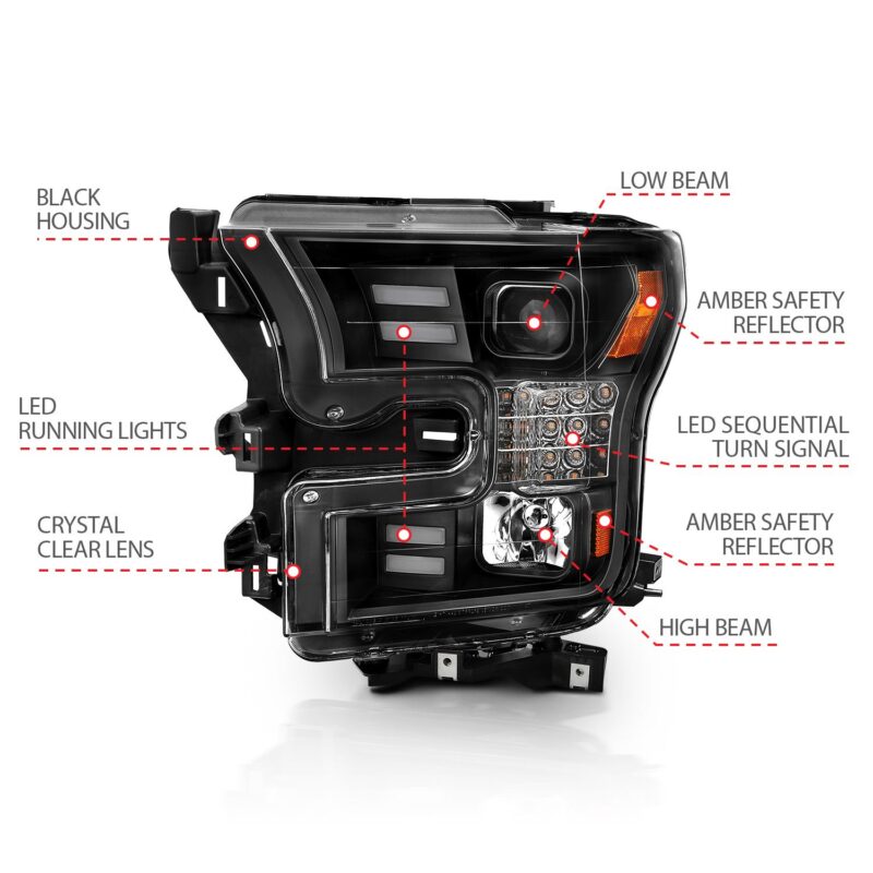 ANZO USA - Projector Headlights - 111408