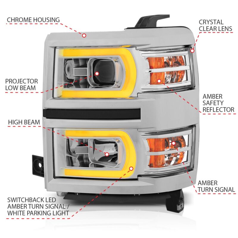 ANZO USA - Projector Headlights - 111413