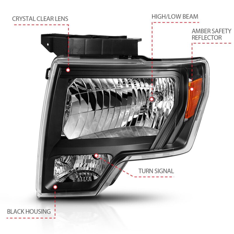 ANZO USA - Crystal Headlights - 111428