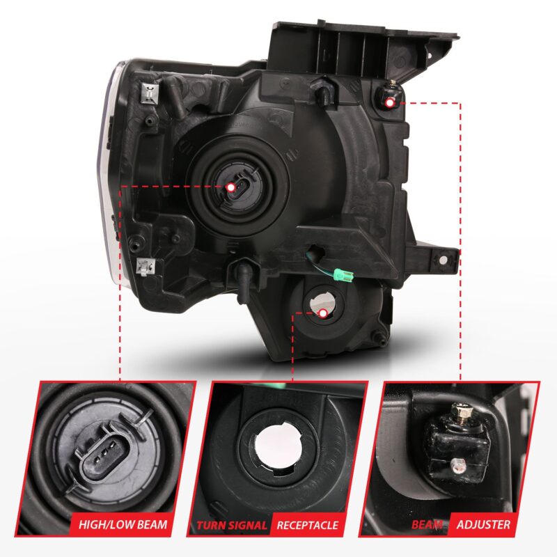 ANZO USA - Crystal Headlights - 111428