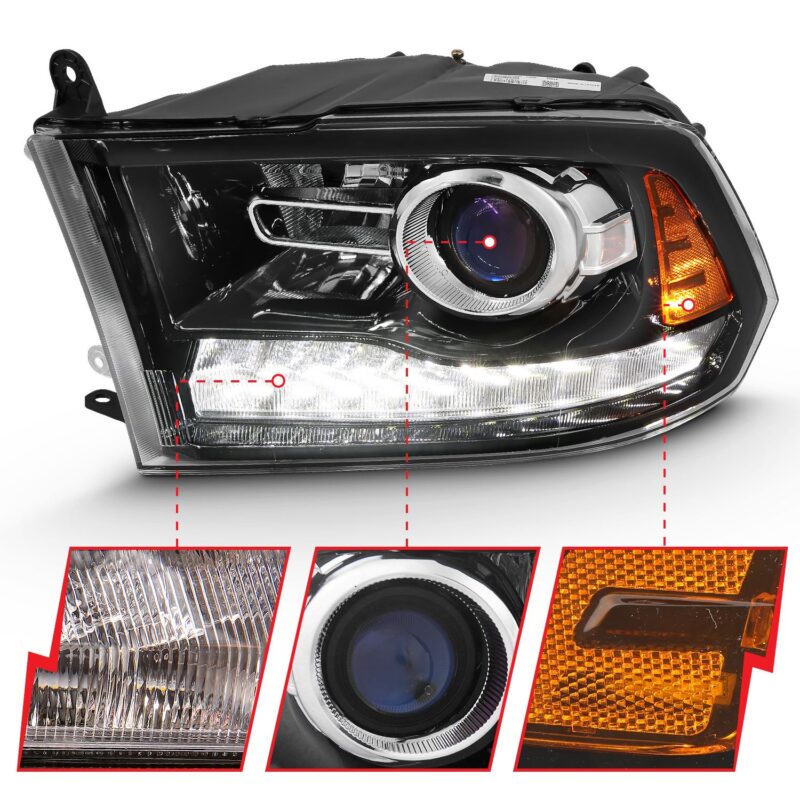 ANZO USA - Projector Headlights W/ Halo - 111439