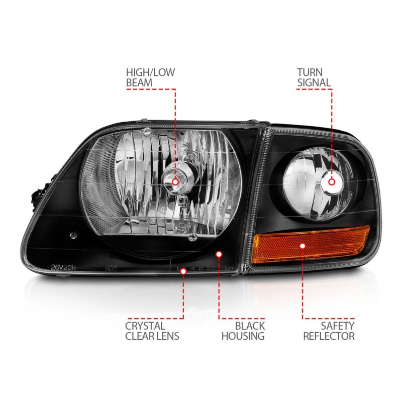 ANZO USA - Crystal Headlight - 111460