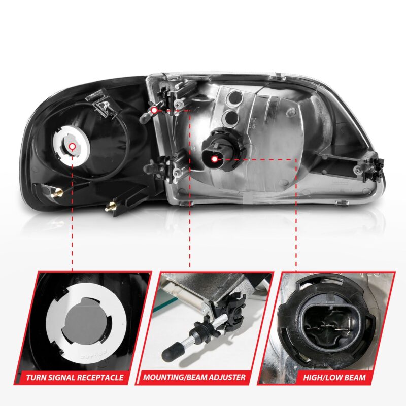 ANZO USA - Crystal Headlight - 111460