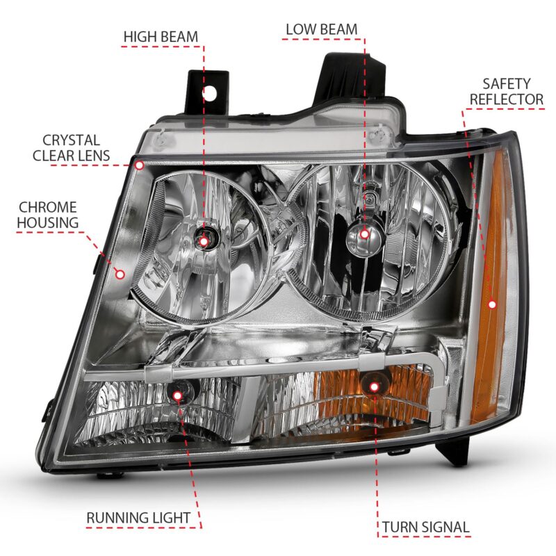 ANZO USA - Crystal Headlights - 111475
