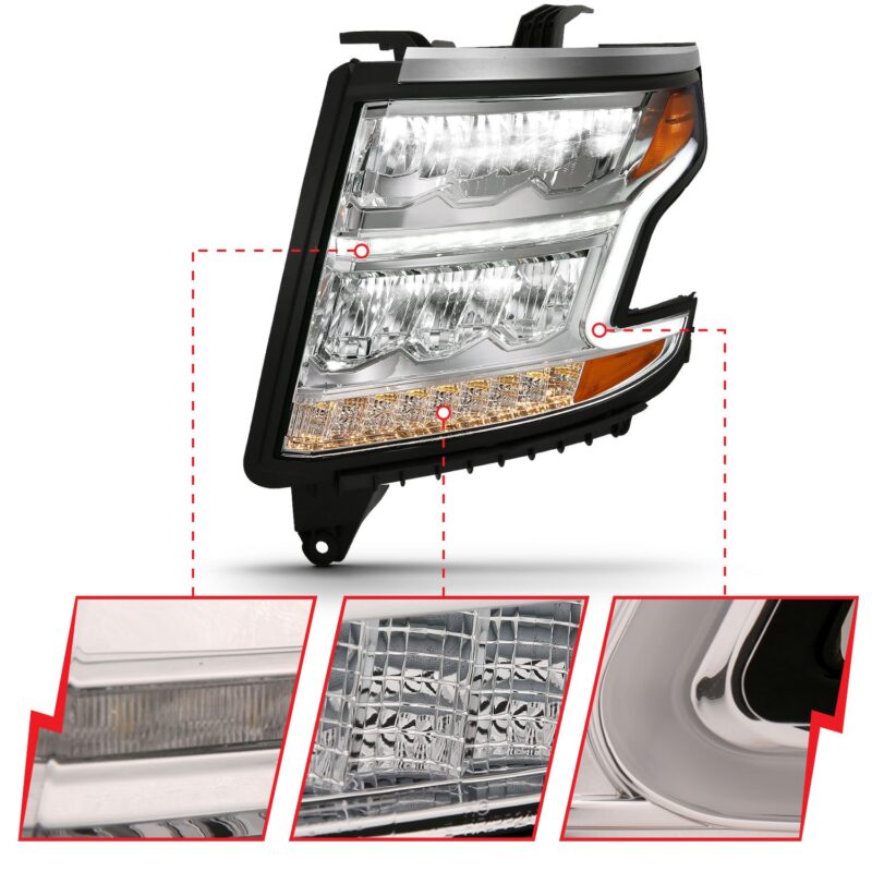 ANZO USA - LED Crystal Headlights - 111479