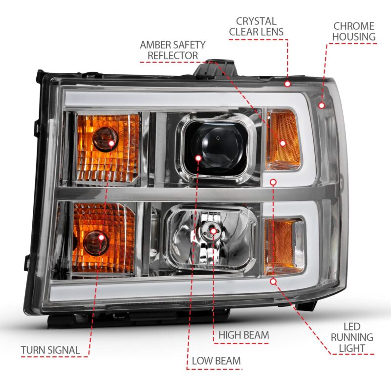 ANZO USA - Projector Headlight - 111483