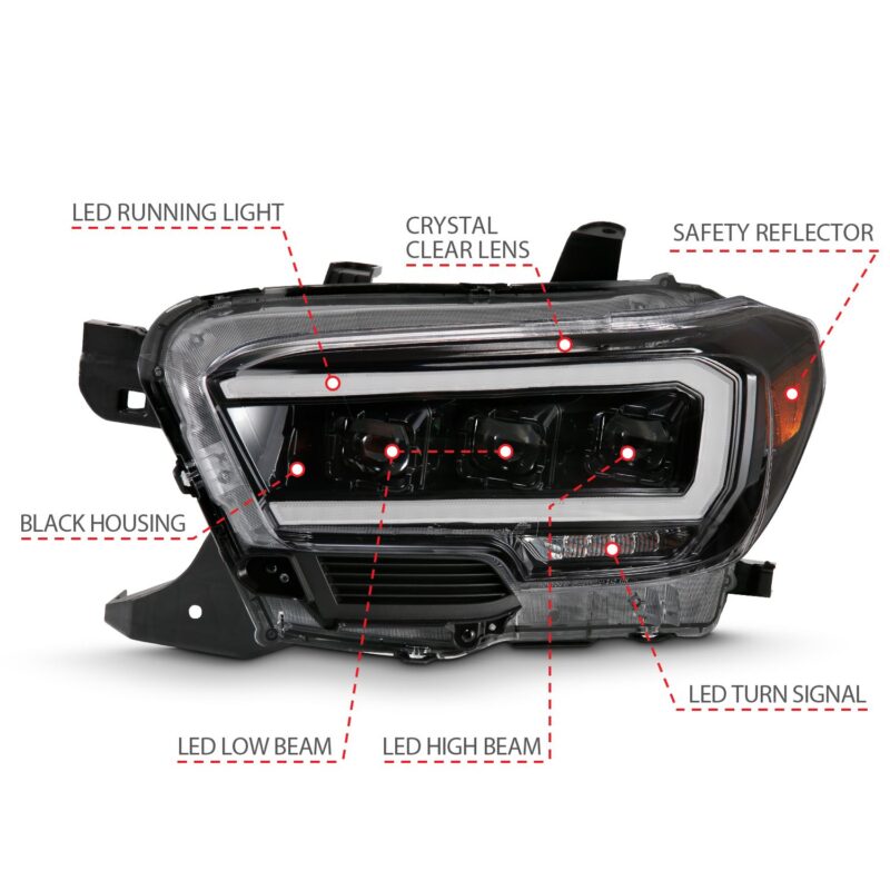 ANZO USA - LED Projector Headlight - 111496