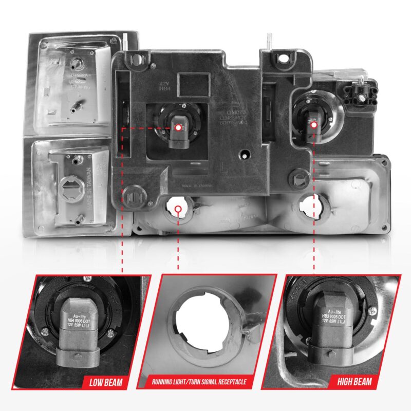ANZO USA - Crystal Headlight - 111506