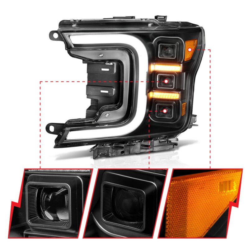 ANZO USA - LED Projector Headlight - 111520