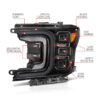 ANZO USA - LED Projector Headlight - 111520