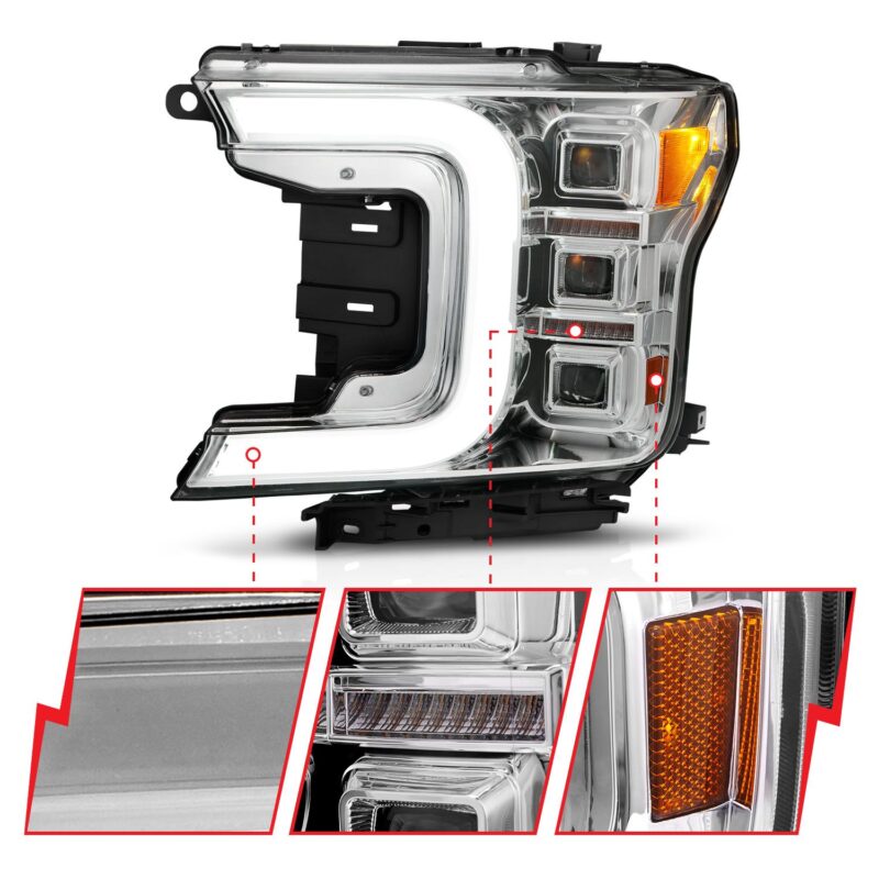 ANZO USA - LED Projector Headlight - 111521
