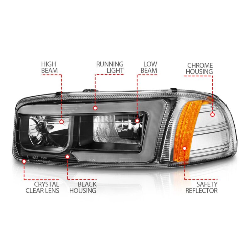 ANZO USA - Crystal Headlight - 111522