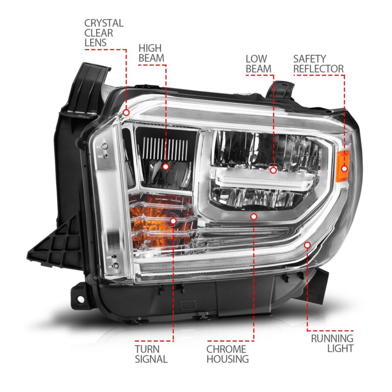 ANZO USA - LED Crystal Headlight - 111534
