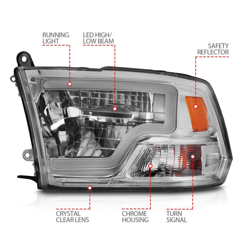 ANZO USA - LED Projector Headlight - 111540
