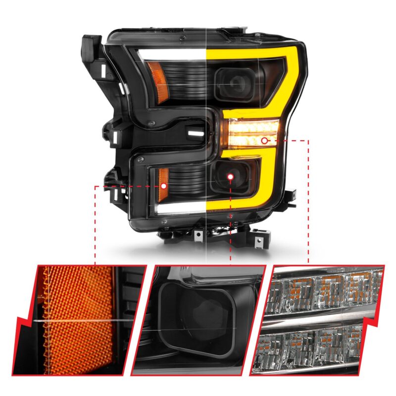 ANZO USA - LED Projector Headlight - 111547