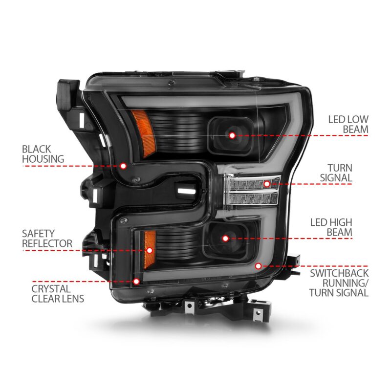 ANZO USA - LED Projector Headlight - 111547