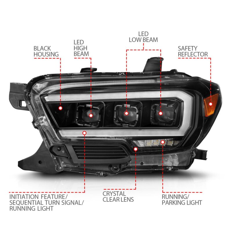 ANZO USA - LED Projector Headlight - 111562