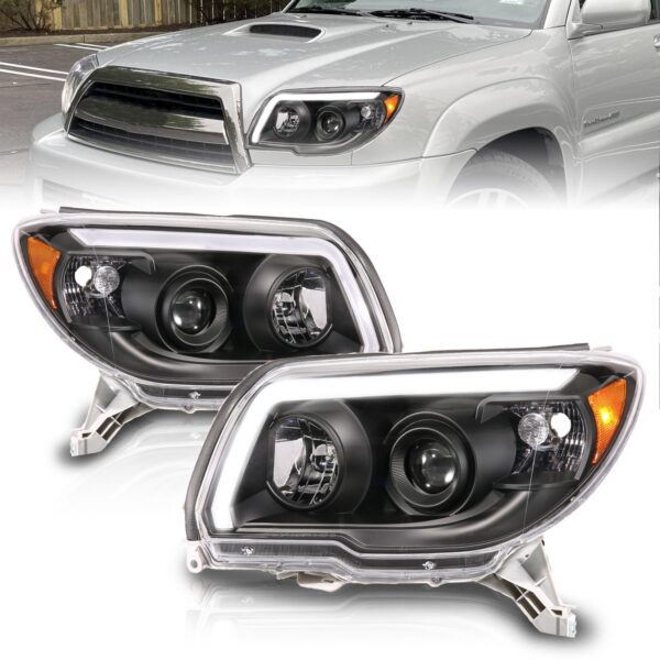 ANZO USA - LED Bar Projector Black Headlight - 111616