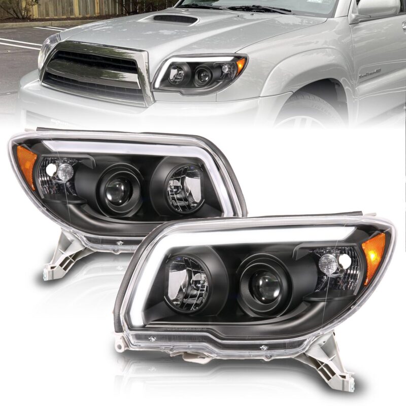 ANZO USA - LED Bar Projector Black Headlight - 111616