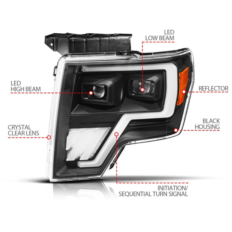 ANZO USA - LED Projector Headlight - 111629A