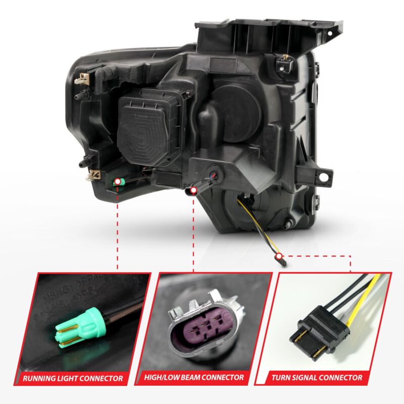 ANZO USA - LED Projector Headlight - 111629A