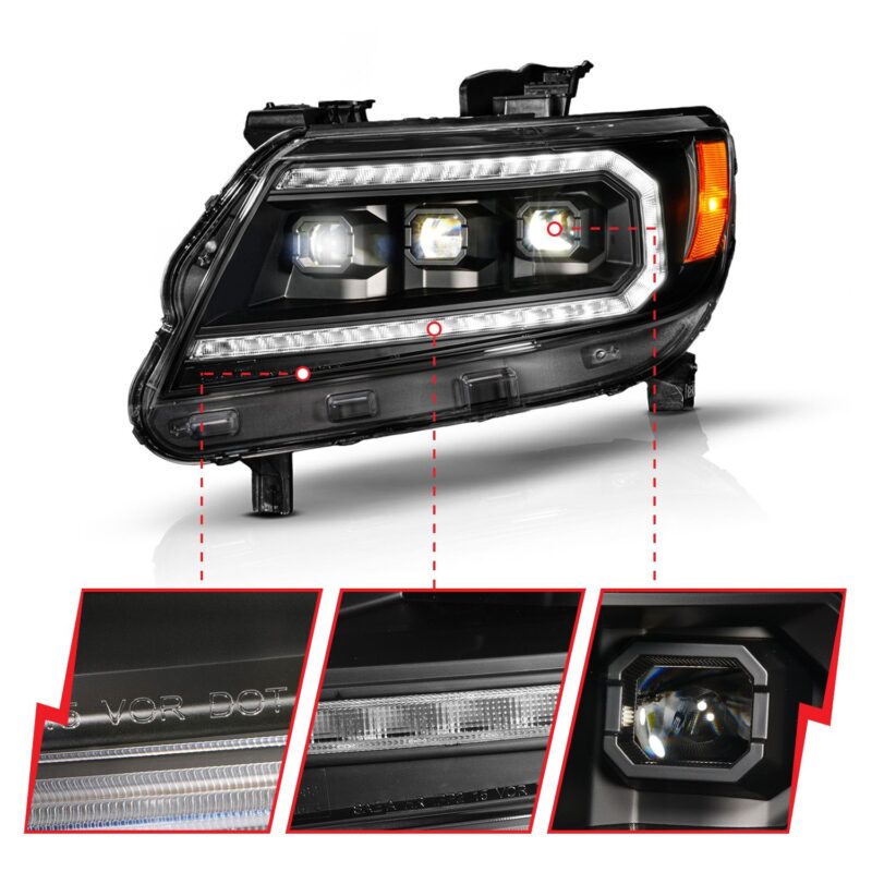 ANZO USA - LED Projector Headlight - 111634