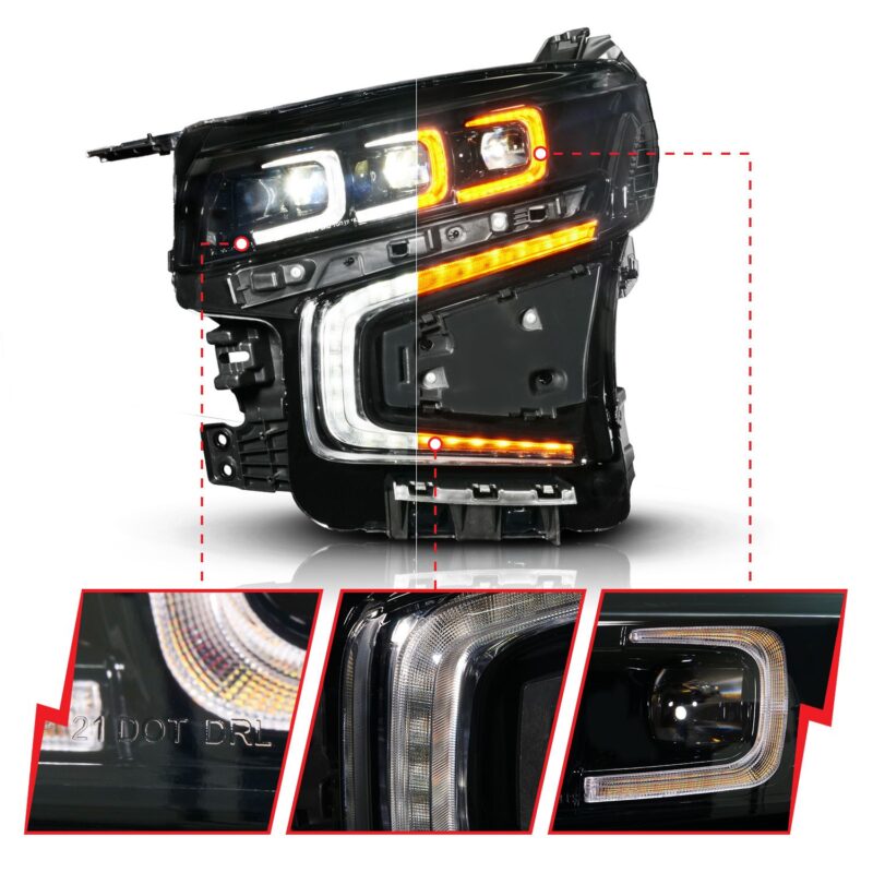 ANZO USA - LED Projector Headlight  - 111636X-R