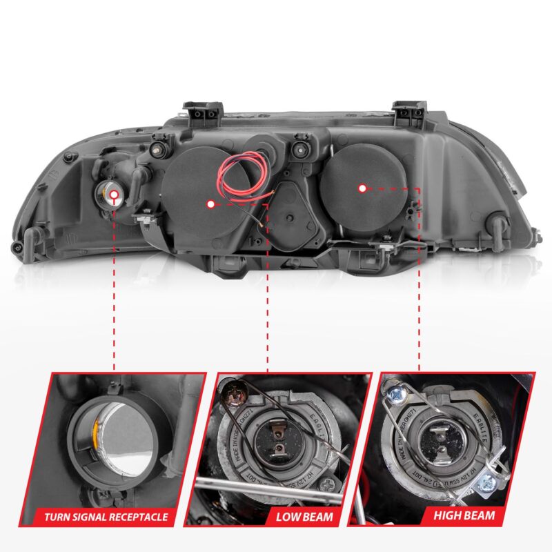 ANZO USA - Crystal Headlight Set - 121020