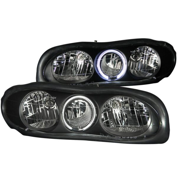 ANZO USA - Crystal Headlight Set w/Halo - 121024