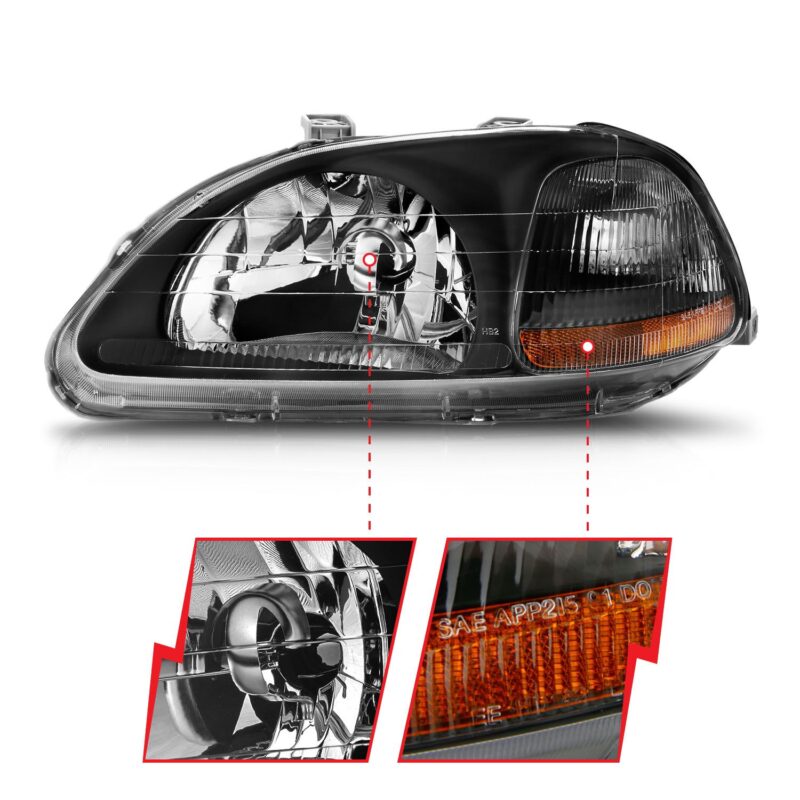 ANZO USA - Crystal Headlight Set - 121067