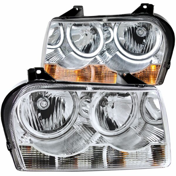 ANZO USA - Crystal Headlight Set w/Halo - 121137